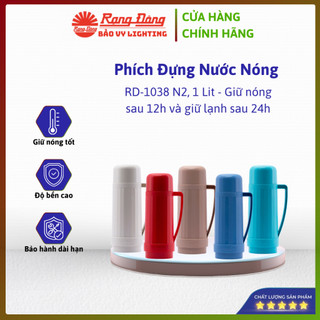 Phích giữ nhiệt Rạng Đông RD-1038N2 1L – Giữ nhiệt lâu, siêu bền, chính hãng​