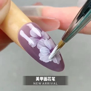Cọ vẽ hoa cúc cán gỗ - cọ vẽ cánh hoa nail cao cấp size nhỏ