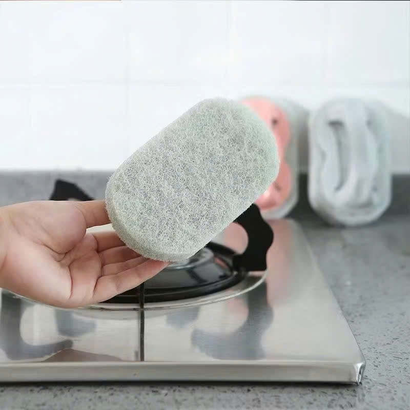 SET 2 Mút Xốp Chà Nồi, Cọ Rửa Nhà Bếp, Chà Nhà Tắm Tiện Lợi