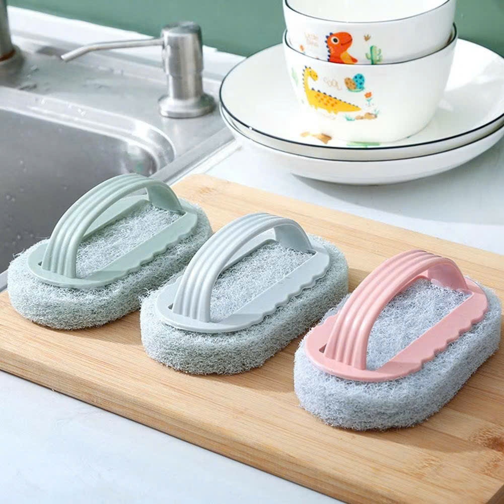 SET 2 Mút Xốp Chà Nồi, Cọ Rửa Nhà Bếp, Chà Nhà Tắm Tiện Lợi