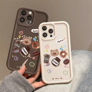 Ốp Lưng iPhone Camera Viền Cao Sweet Bear Mềm Chống Sốc, Cao Cấp - iP X/XS/XR/11/12/13/14/15/16/17/Plus/Air/Pro/Max