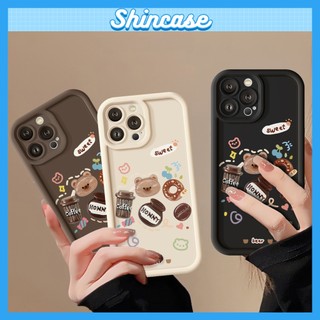 Ốp Lưng iPhone Camera Viền Cao Sweet Bear Mềm Chống Sốc, Cao Cấp - iP X/XS/XR/11/12/13/14/15/16/17/Plus/Air/Pro/Max