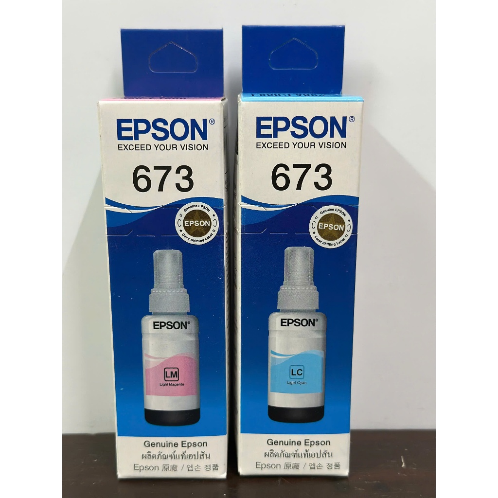 Mực In Chính Hãng Epson T673 Dùng Cho Máy L800/ L810/L805/L850/L1800...Bảo vệ đầu phun