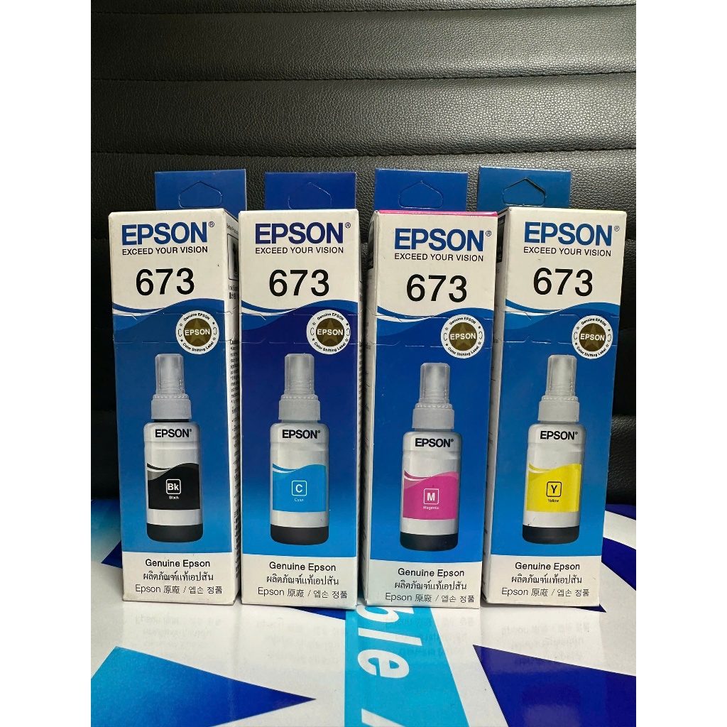 Mực In Chính Hãng Epson T673 Dùng Cho Máy L800/ L810/L805/L850/L1800...Bảo vệ đầu phun