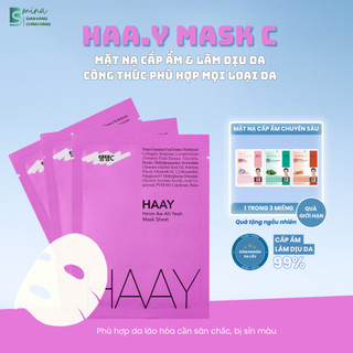 Mặt Nạ Giấy HAAY Skin Nourishment C – Collagen & Lựu, Hỗ Trợ Săn Chắc Da, Cải Thiện Độ Đàn Hồi