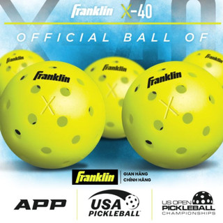 [FRANKLIN CHÍNH HÃNG] Bóng Franklin X40 chất liệu PE, độ bền cao, đường bay ổn định,74mm 26g thi đấu