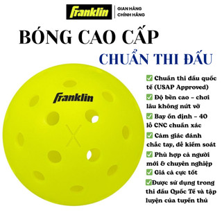 [FRANKLIN CHÍNH HÃNG] Bóng Franklin X40 chất liệu PE, độ bền cao, đường bay ổn định,74mm 26g thi đấu