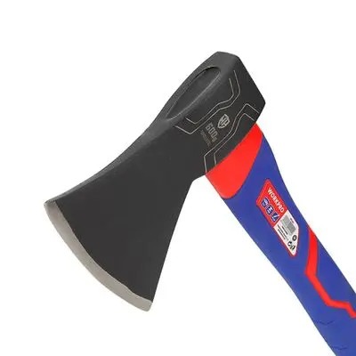 Búa rìu 600g, cán bọc cao su WORKPRO WP241043, lưỡi rìu bằng thép rèn sắc bén, bền bỉ - Hàng chuẩn chính hãng