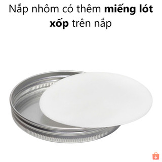 Combo 5 lọ keo, hũ pet nắp nhôm đựng gia vị, đồ khô ms: 0884-1, 0885-1, 0886-1, 0887-1, 0888-1