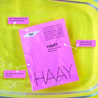 Mặt Nạ Giấy HAAY Skin Nourishment C – Collagen & Lựu, Hỗ Trợ Săn Chắc Da, Cải Thiện Độ Đàn Hồi