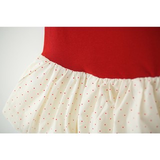 Đầm bí xòe sát nách cổ dún bèo thun cotton mỏng mùa hè cho bé gái 6th-3 tuổi D1189 Bí Ngô Nhỏ