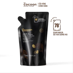 HÀNG TẶNG KHÔNG BÁN - Túi Refill - Tẩy da chết cơ thể cà phê Đắk Lắk Cocoon cho làn da mềm mại và rạng rỡ 200ml