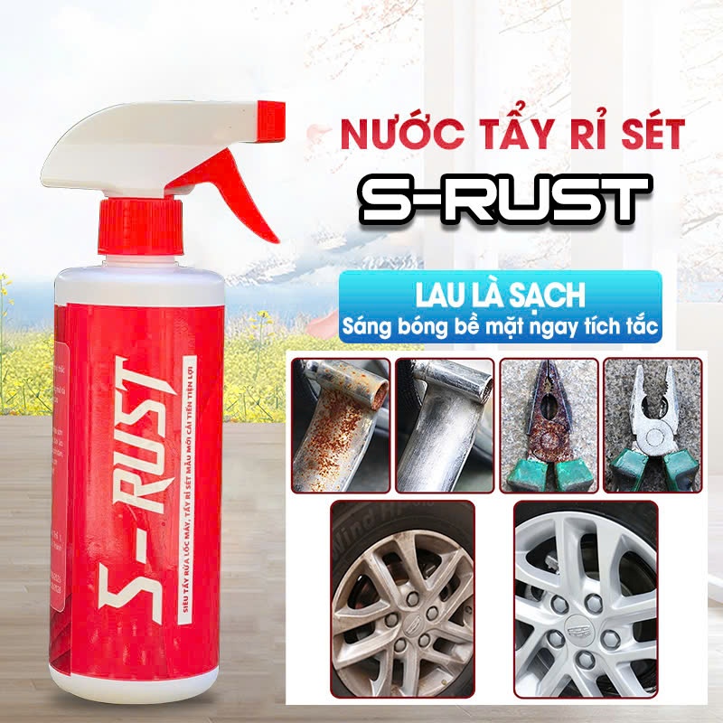 Nước Tẩy Rỉ Sét SRUST 400ml – Đánh Bay Rỉ Sét Sắt Thép Sắt Thép, Inox, Xe Máy, Ô Tô Nhanh Chóng