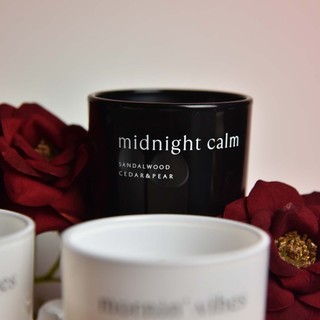 Set nến đôi sáng tối Mornin Vibes Midnight Calm từ Lumos Candles - thể tích 7.4oz, thơm phòng