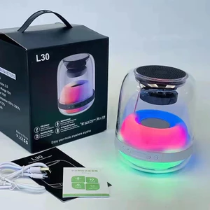 Loa Bluetooth L20 trong suốt LED 3D RGB đổi màu, loa đèn led âm thanh vòm 6D 5W, thiết kế cực đẹp