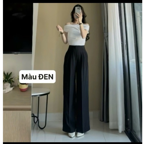 Quần tây nữ, quần âu dáng suông dài vải {Gold Nhật Loại 1}BIGSIZE dáng dài form đẹp.