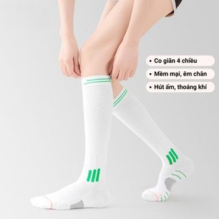 Tất nén cơ cao cổ GOMTAT chơi Pickleball, vớ nữ thể thao nén bắp chân, chịu lực, giảm mỏi chân, hỗ trợ vận động-OAS-1705