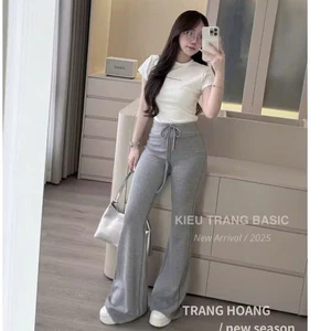 Quần ống loe chất mì nỉ cao cấp dáng dài form đẹp.