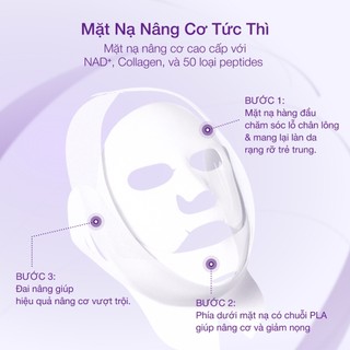 Mặt nạ giấy NUMBUZIN No.9+ Nad+ Bio Lifting-Sil Full Face Mask hỗ trợ nâng cơ, chống lão hoá 20ml