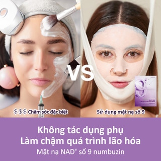 Mặt nạ giấy NUMBUZIN No.9+ Nad+ Bio Lifting-Sil Full Face Mask hỗ trợ nâng cơ, chống lão hoá 20ml