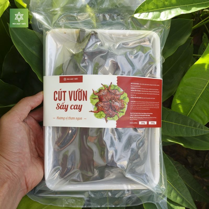 Chim cút vườn sấy cay – Hộp 6 Con – Thịt Cút Thả Vườn Hoa Mặt Trời Farm - Dai ngon, đậm đà hương vị