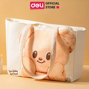 Túi Tote Túi Học Thêm ButterBear x Deli Siêu Dễ Thương Ngăn Chứa Rộng Đáp Ứng Mọi Nhu Cầu Học Sinh Sinh Viên