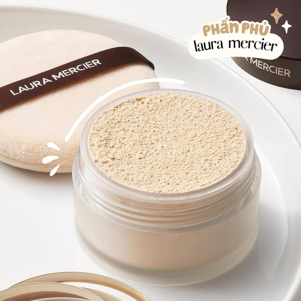 ✨ [Laura Mercier] Translucent Loose Setting Powder ✨ Phấn Phủ Kiềm Dầu, Cố Định Lớp Trang Điểm