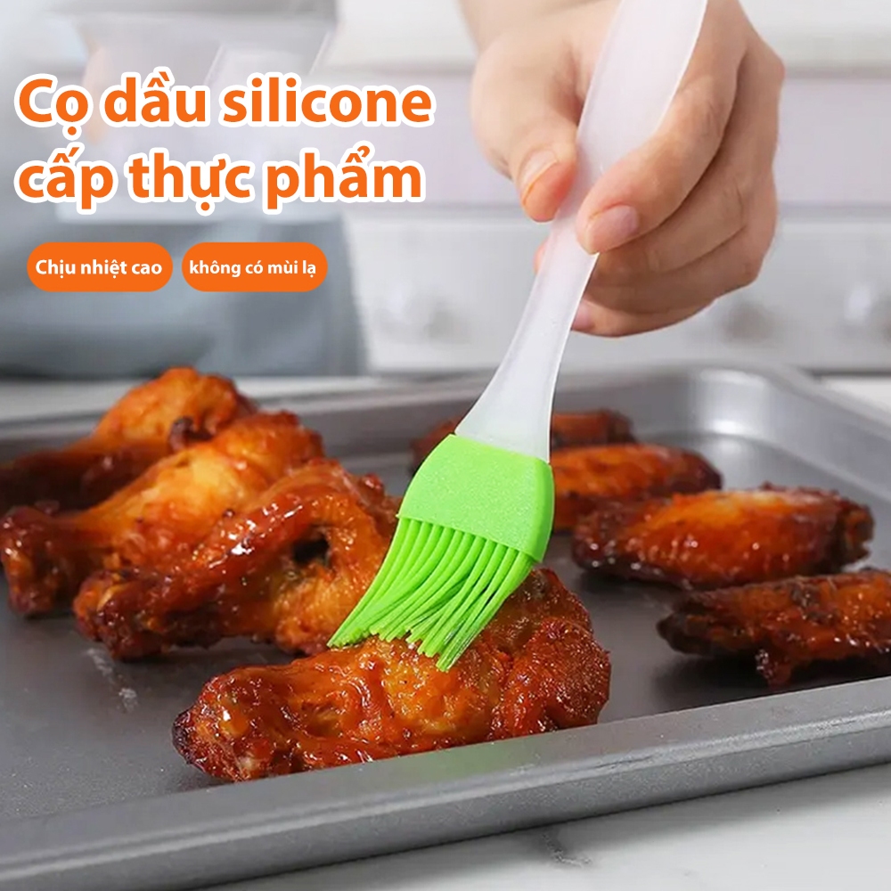 Chất Liệu Nhựa Silicone Màu Ngẫu Nhiên Kích Thước Dụng Cụ Nhà Bếp Nướng BBQ Chống Dính G