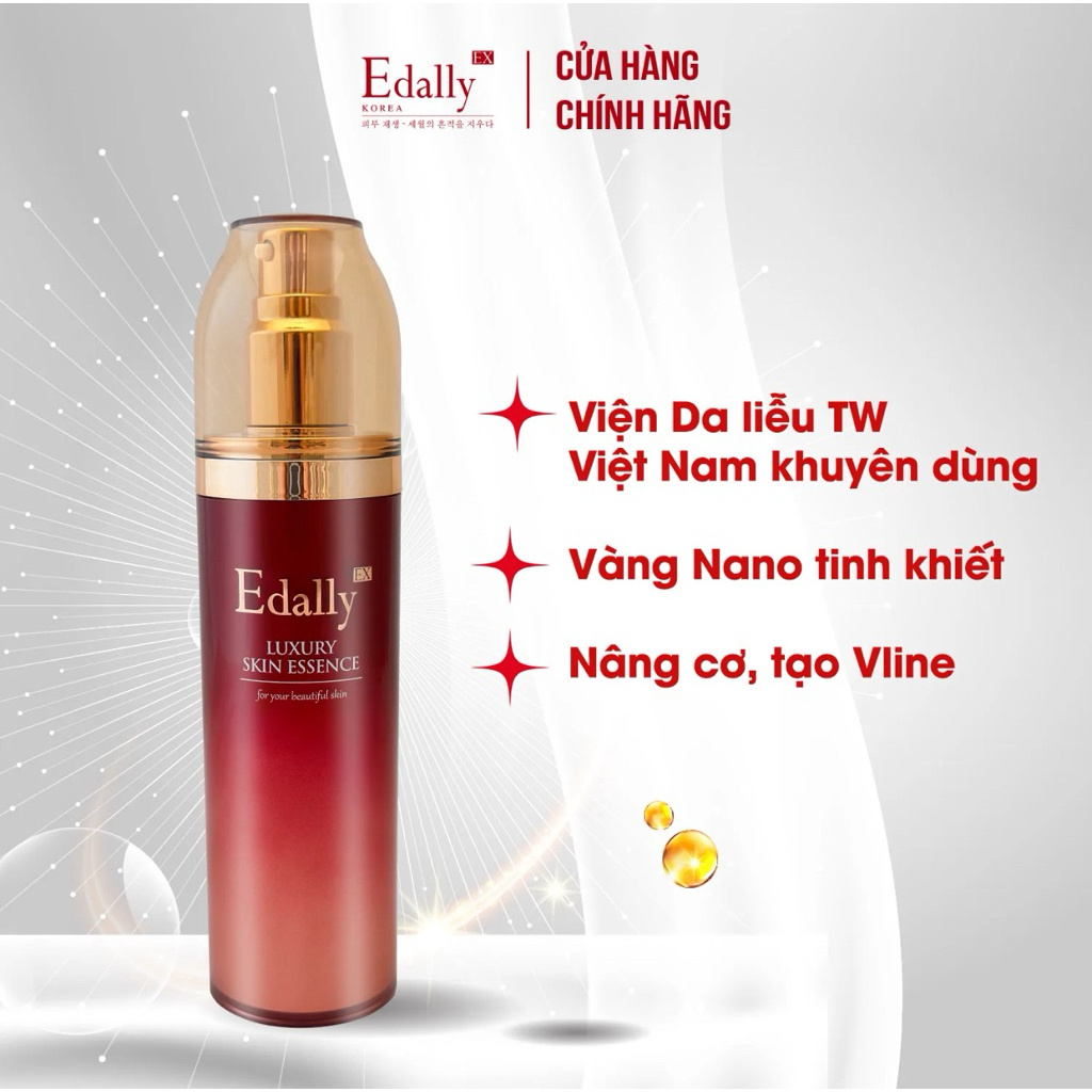 Tinh Chất Vàng 24K EDALLY EX LUXURY SKIN ESSENCE Dưỡng Da Nâng Cơ Giảm Nếp Nhăn, Giảm Mụn Hiệu 130ml