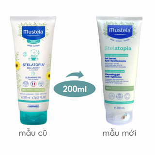 Gel Tắm Gội Cho Trẻ Sơ Sinh & Em Bé Da Chàm Thể Tạng Mustela STELATOPIA CLEANSING GEL 10ml-200ML