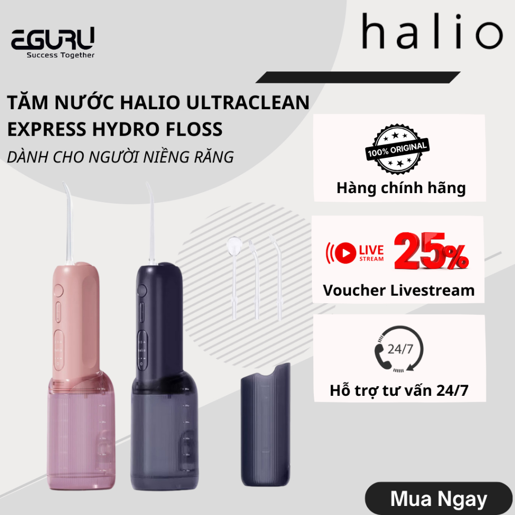 Máy tăm nước Halio UltraClean Express Hydro Floss - Phiên bản cho người ...