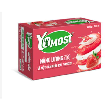 Thùng 48 Hộp Sữa Chua Lên Men Tự Nhiên Yomost 170ml/Hộp | Shopee Việt Nam