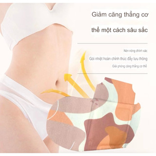 Hộp 5 Miếng Dán Đốt Mỡ Siết Eo Giảm Đau Nhức, Vai Cổ Khớp Gối Thải Độc Tố ,Giảm Cân Tinh Dầu Cây Ngải Cứu