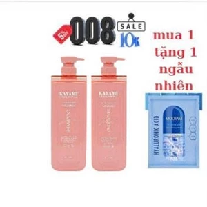 BỘ DẦU GỘI XẢ KAYAMI NATURAL ESSENTIALS COLLAGEN & KERATIN PHỤC HỒI SUÔN MƯỢT,CẢI THIỆN CHẺ NGON VÀ GÃY