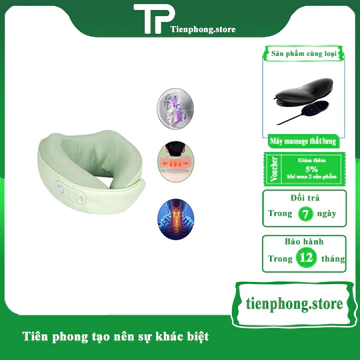 Máy Massage Cổ Vai Gáy Có Trườm Nóng, Máy Massage Xoa Bóp Cổ Vai Gáy chữ U quấn quanh cổ