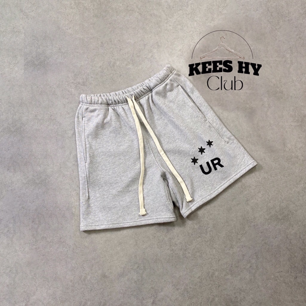 Quần Short Ngắn Trên Gối Streetwear Nam Nữ Vải NỈ Chân Cua Hình In Sắc Nét Keeshy Club