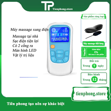 Máy Massage Xung Điện Trị Liệu AST-2012A, Giảm Đau Mỏi Cơ Thể, Tăng Thông Cường Lưu Thông Khí Huyết, Máy Điện Xung