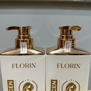 Bộ dầu gội xả cao cấp Florin Coalgen Keratin 800ml – Dưỡng tóc mềm mượt, phục hồi hư tổn, hương nước hoa sang trọng thơm
