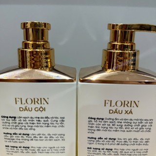 Bộ dầu gội xả cao cấp Florin Coalgen Keratin 800ml – Dưỡng tóc mềm mượt, phục hồi hư tổn, hương nước hoa sang trọng thơm