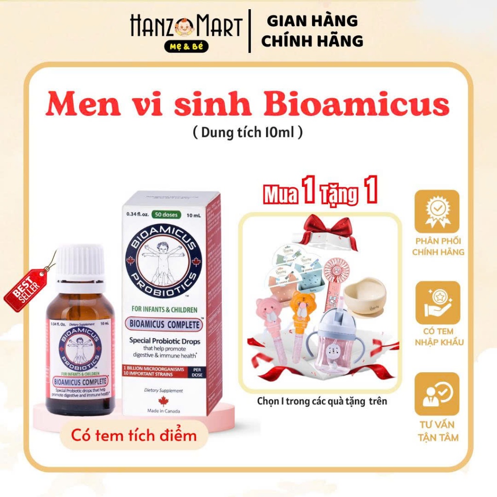 Men vi sinh 10 chủng Bioamicus Complete 10ml - Nhập khẩu chính hãng ...