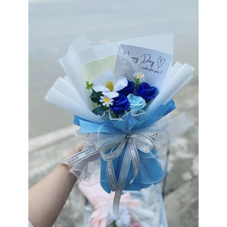 SET bó hoa sáp mix 3, 5, 7 bông đẹp làm quà tặng [Sinh nhật, Valentine, Noel, 20/10, 20/11..] (Maya Flower)