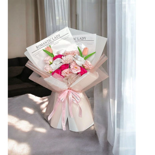 SET bó hoa sáp mix 10, 15 bông đẹp làm quà tặng [Sinh nhật, Valentine, Noel, 20/10, 20/11..] (Maya Flower)