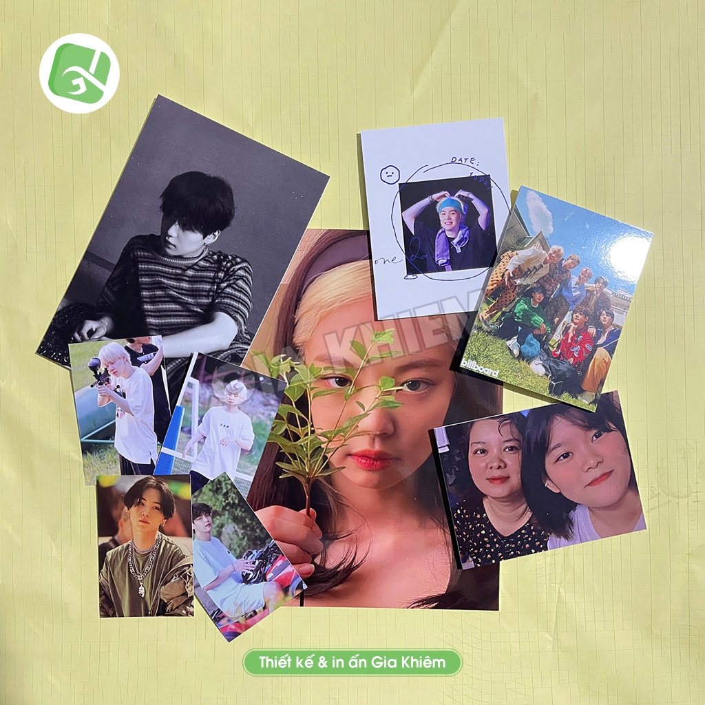 in Combo 4 tấm ảnh Postcard A6 (Gửi ảnh shop in) 10x15cm - Không phai không nhòe màu