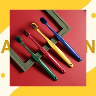Bộ 2 Bàn chải đánh răng than tre hoạt tính kháng khuẩn xuất khẩu