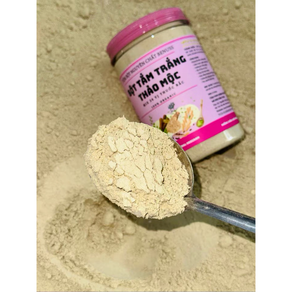 [mix Thuốcbac] Bột Tắm Trắng Thảo Mộc 24 Vị ThuốcBắc 500Gram ( tặng nia)
