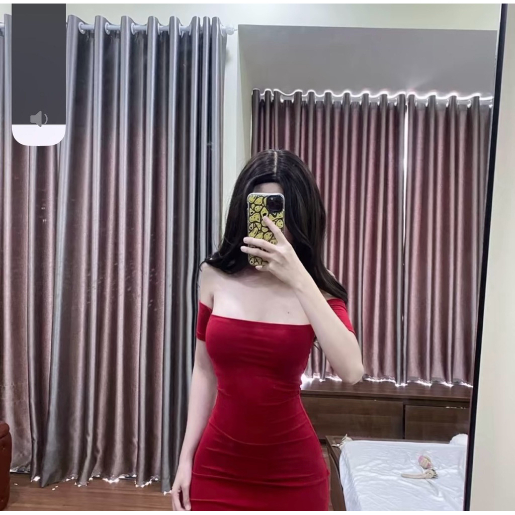 | LYN WEAR| Đầm body Tay Trễ Vai vải thun Rip Lụa Trung co dãn giữ form mềm mịn mát