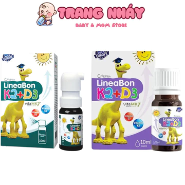 LineaBon vitamin D3 K2 10ml - Vitamin tăng chiều cao cho bé chính hãng thực phẩm bổ sung cho bé từ 6 tháng