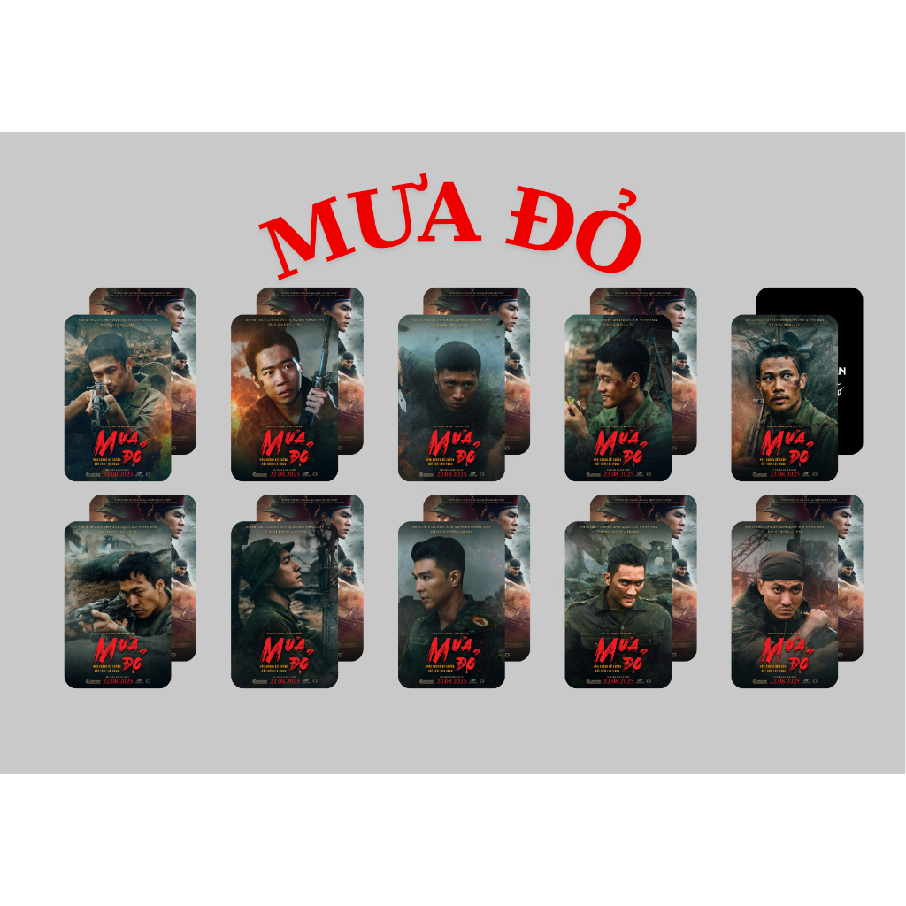 set card bo góc phim Mưa Đỏ