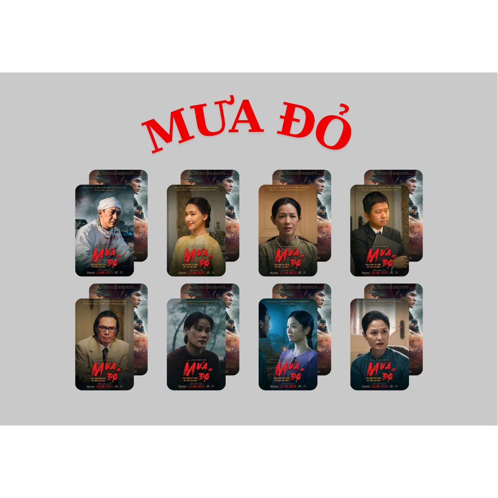 set card bo góc phim Mưa Đỏ