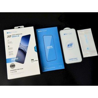 Siêu Kính cường lực KUZOOM 3D mép cong 3D ôm sát, không lẹm màn hình dành cho ip 17 16 15 14 pro max plus